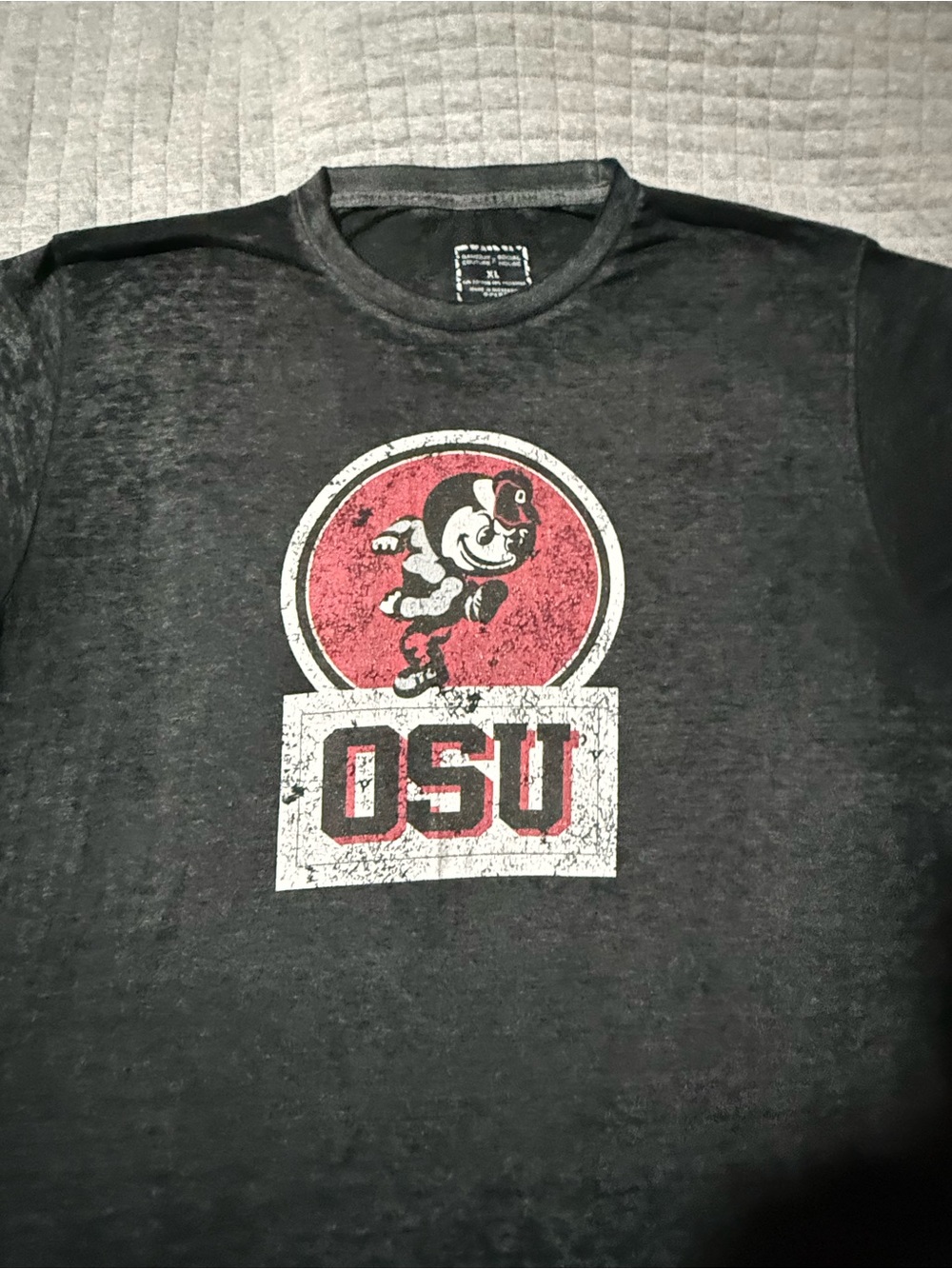 OSU Black Short-Sleeve Graphic Tee